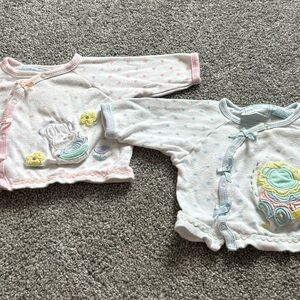 Vintage First Impressions Baby Cardigan bundle with Pink and Blue accents